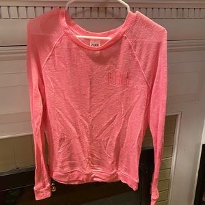 Victoria’s Secret PINK neon pink light sweater